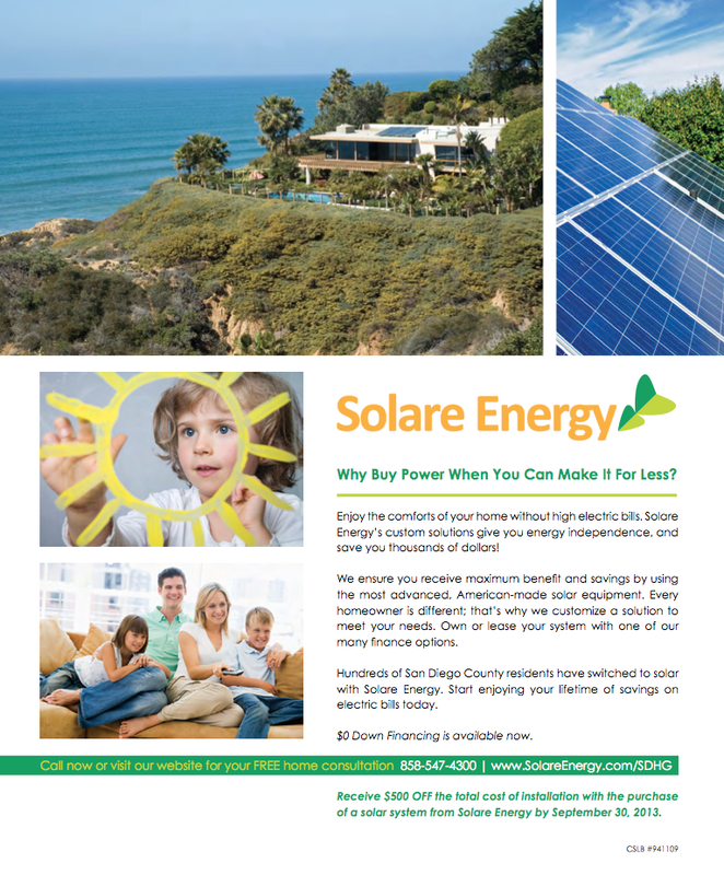 Advertisement - Solare Energy
